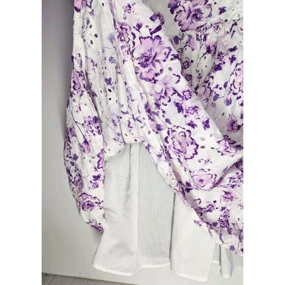 Btween SZ 12 Girls Dress Floral Embroidered Ruffle No Sleeve Baby Doll Lined - Picture 10 of 14